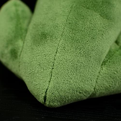 lilizzhoumax Grün Frosch Kuscheltier 12cm/5”, Simuliertes Tier Frosch Plüschtier, Kawaii Kuscheltier Frosch, Realistische Frosch Plüschspie Spielzeug für Wilde Tiere, Geschenk für Freunde und Kinder