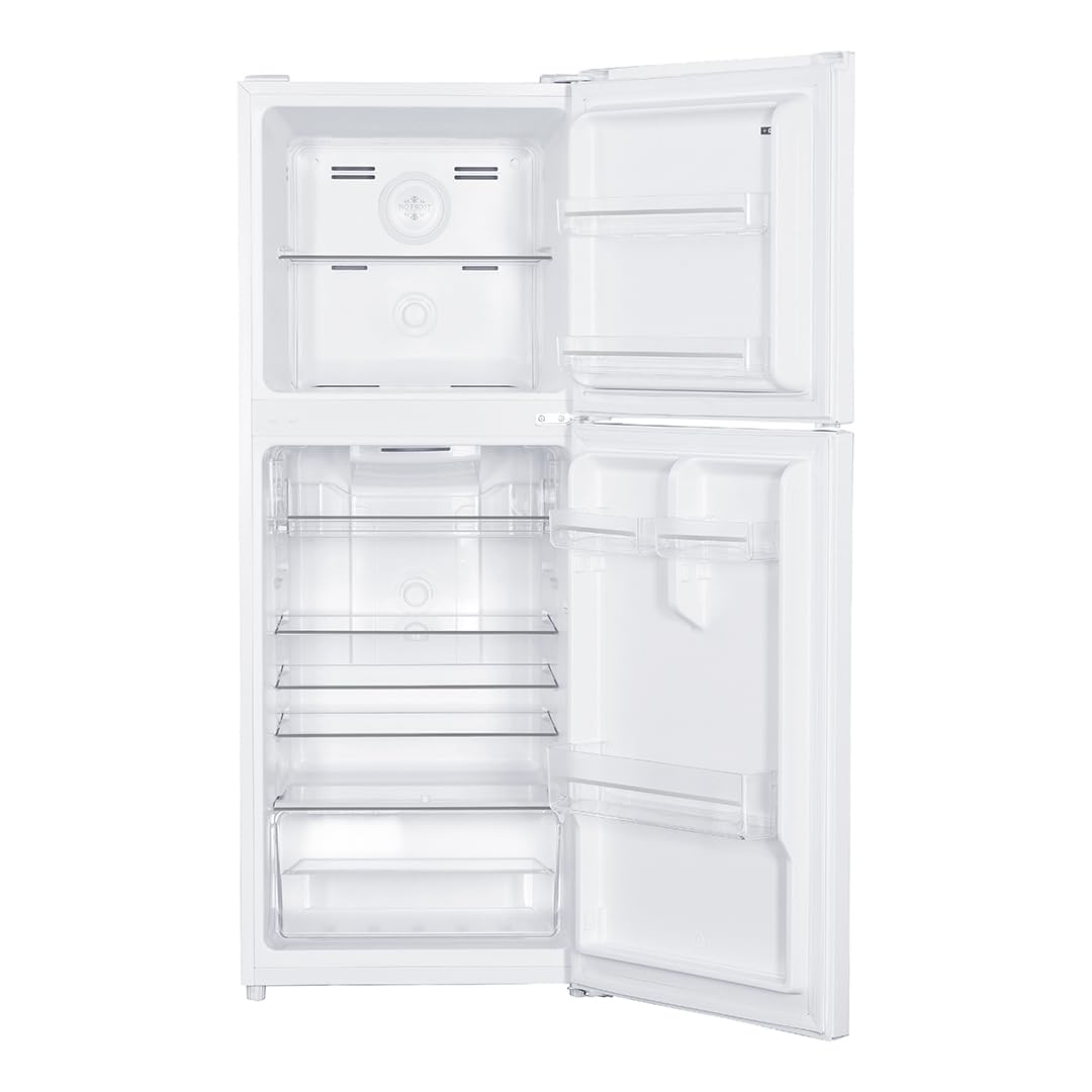SVAN Frigorífico Blanco, 2 Puertas, SF145501ENF, Capacidad 197 Litros, No Frost, Motor Universal, 41 dB, Puerta Reversible, Apertura Tipo Uñero, Clasificación Energética E