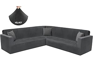 Premium L-Shaped Sectional Couch Cover: Velvet Haven for Your Sectional Sanctuary
