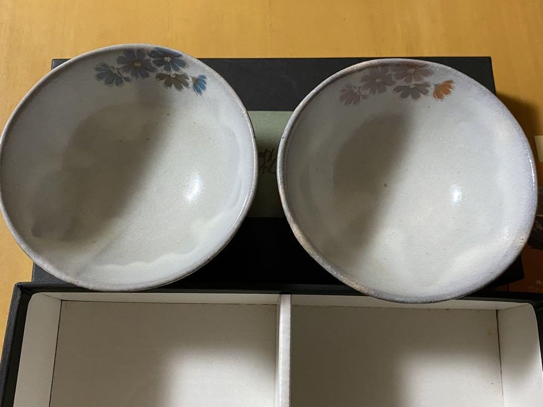 Amazon.co.jp: 撫松庵 秋桜 組茶碗 和食器 陶器 茶碗 : ホーム