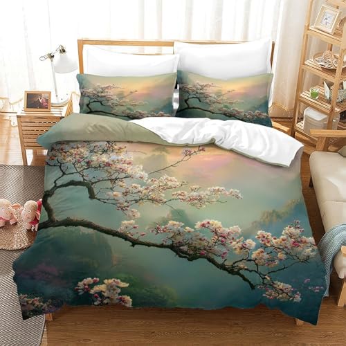 Parure de Lit Chat Sphynx 3D Effet Microfibre Douce Housse de Couette King 220x240cm - 3