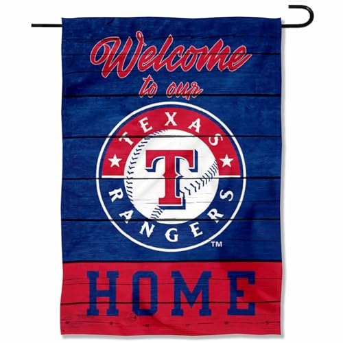 Bandera de jardín Texas Rangers WinCraft de doble cara para decoración exterior