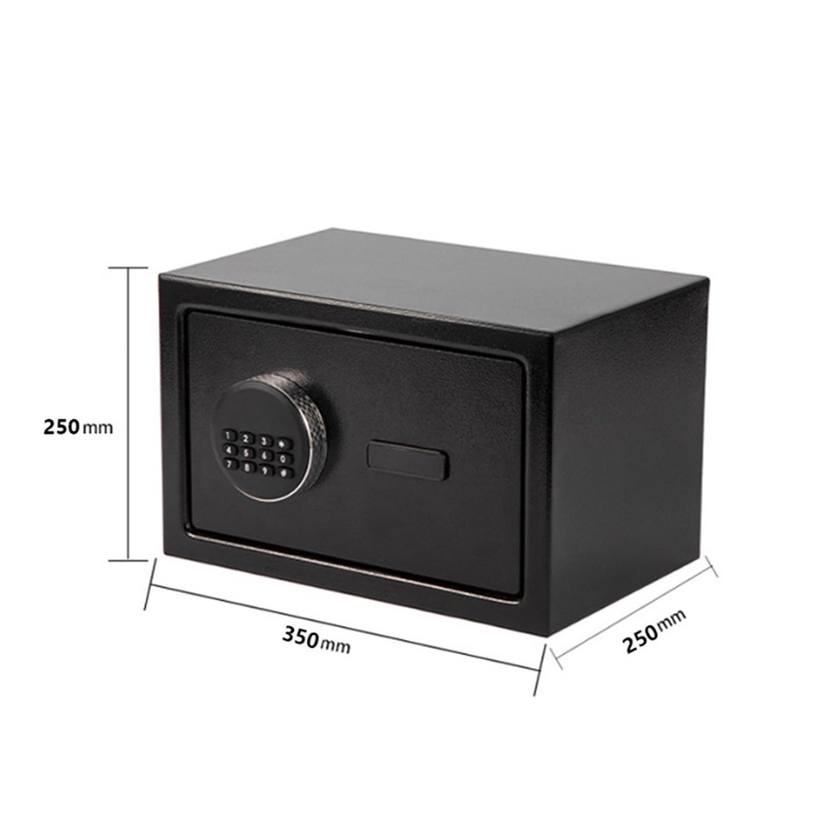 Caja fuerte Caja fuerte de seguridad electrónica, pequeña caja fuerte oculta con teclado Digital for documentos, dinero, joyas, objetos de valor convencionales