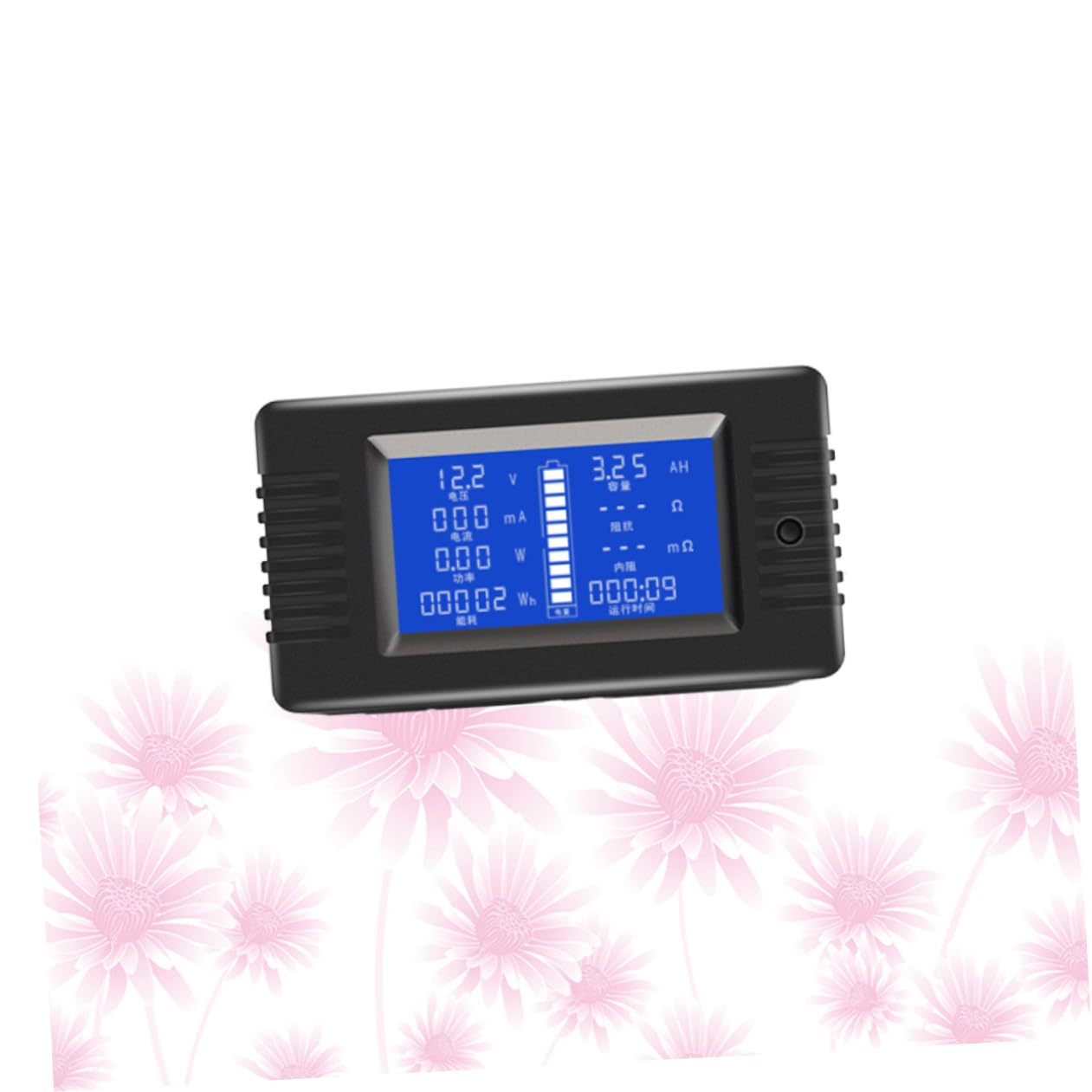 Tester per Batterie 3, 3-12v e Dc 12-60v Nero Plastico