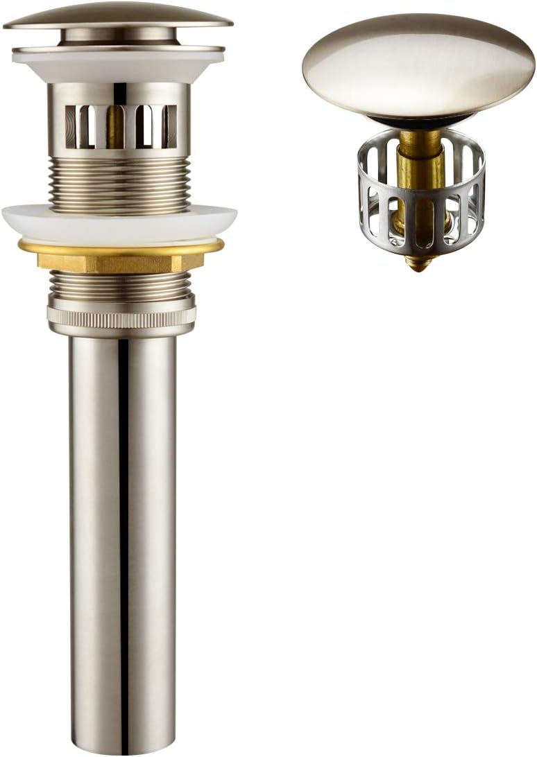 Pop up Sink Drain Stopper with AntiClogging Stainless