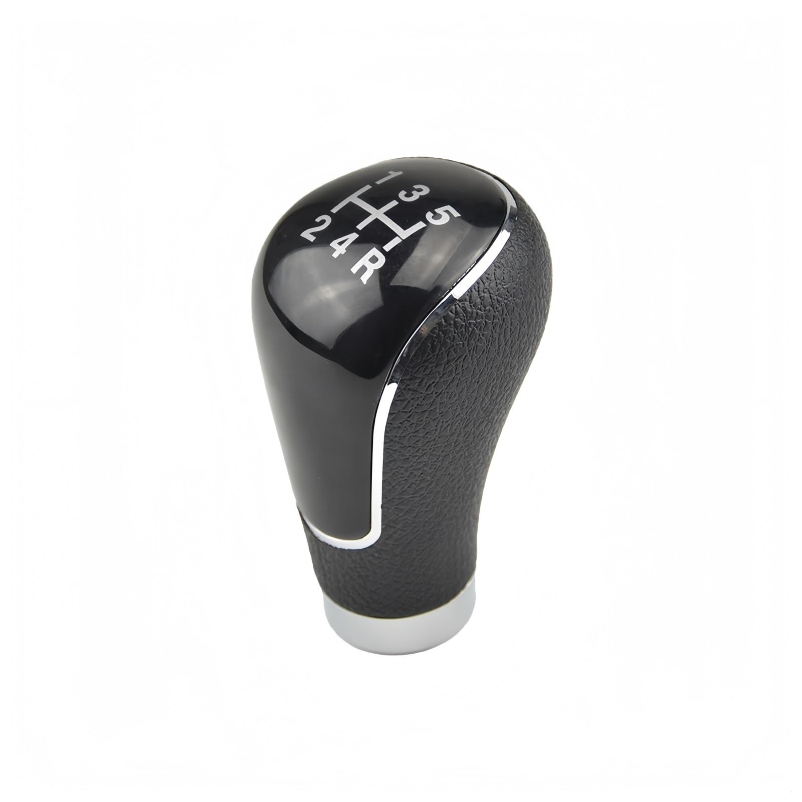 Jeocoai Car Gear knob Gear Shift Knob Lever Shifter Head Car Styling for Mazda 2/3/323/6/3 BK 2004-2012(6 Speed Black)