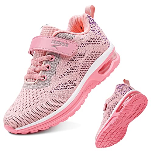 ASHION Kinder Turnschuhe Jungen Sneaker Hallenschuhe Mädchen Sportschuhe Mesh Atmungsaktiv Laufschuhe Straßenlaufschuhe für Unisex-Kinder