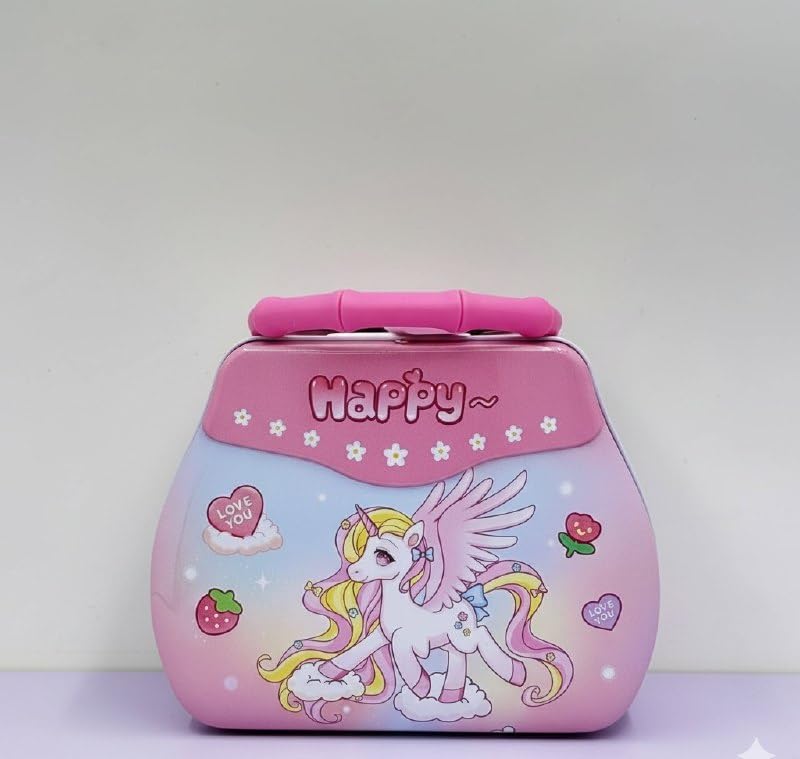 Image of Sajani Cute Cartoon Creative Portable Piggy Bank, Money Saving Box with Combination Lock, Mini Coin Bank Gifts for Boys and Girls, Best Return Gifts for Kids (Pack of 1) (Handbag)