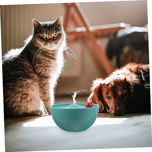 ERSINGOGO fuente de agua automática para gatos cerámica miniatura 7