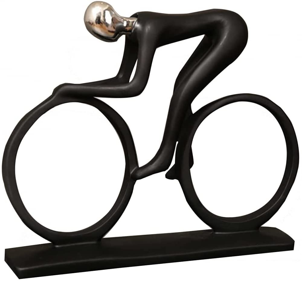 VHKJewE Fashion Art Abstract Resin Figurine Modern Home Decor Desktop Bookshelf Creative Wine Cabinet Decorative