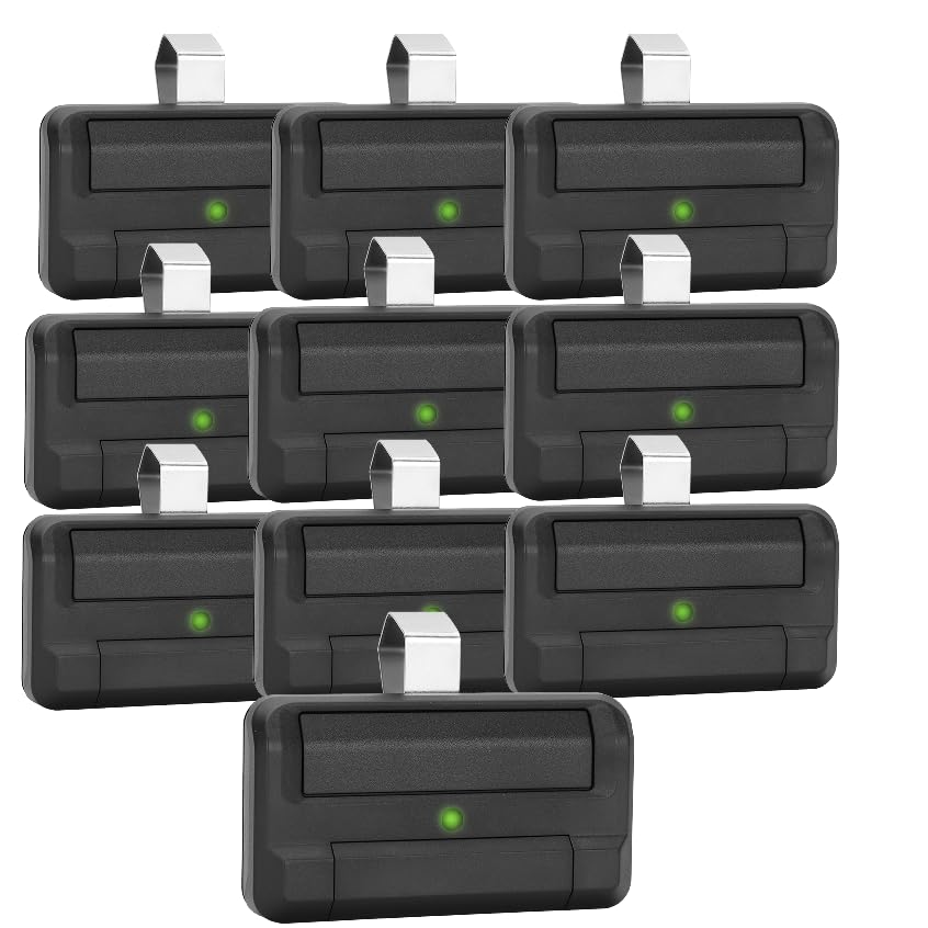 10for Liftmaster 811LM 811LMX Gate Remote 12 dip Switch Garage Door Remote