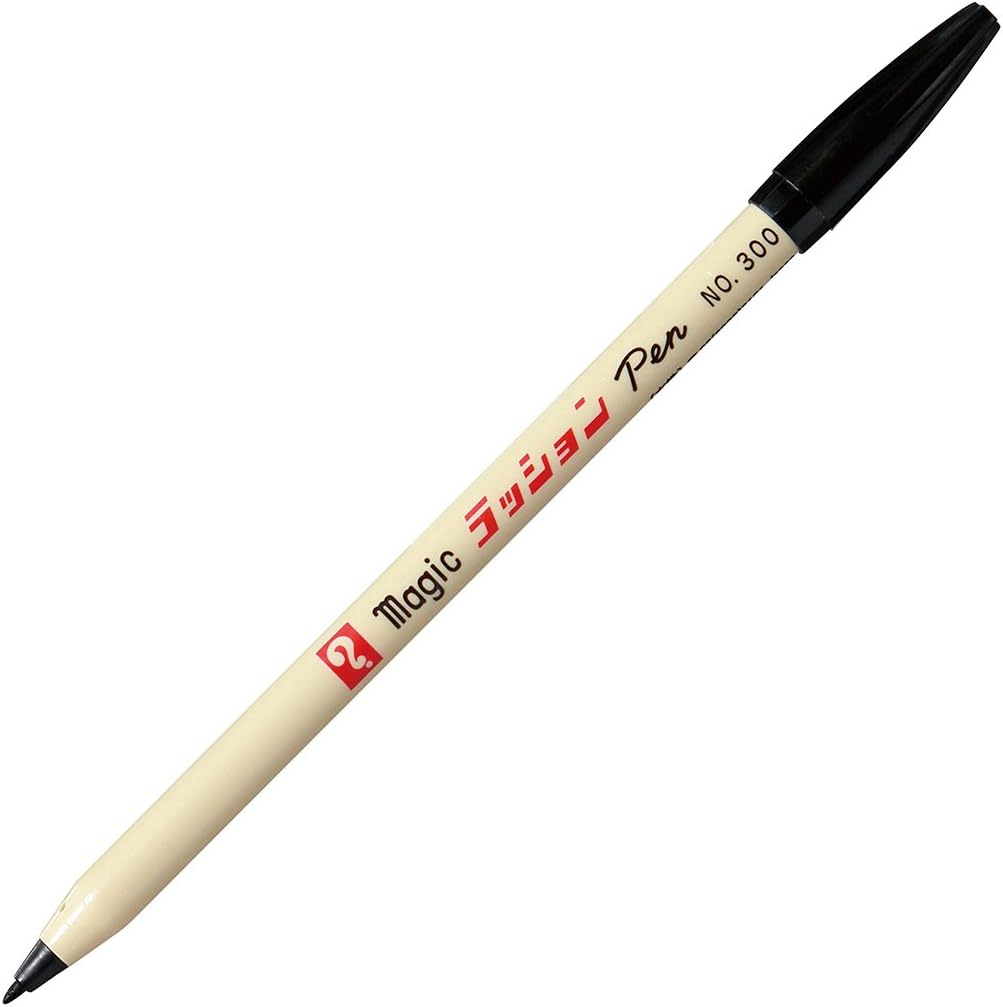 寺西化学 Teranishi Chemical B-M300-T1 Magic Water-Based Pen, Lasion Pen, No.300, Black, 10 Pieces