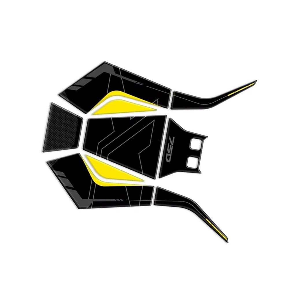 3D Motorcycle Accessories Fuel Tank Protective Stickers for X-ADV 750 2025 for XADV-25-001 Traction Pad Decal(Color1)