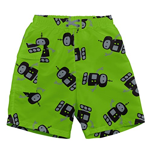 i play. by green sprouts Swim Trunks with Built-in Reusable Swim Diaper | Baby Boy Swimsuit | Lightweight, Patented Design