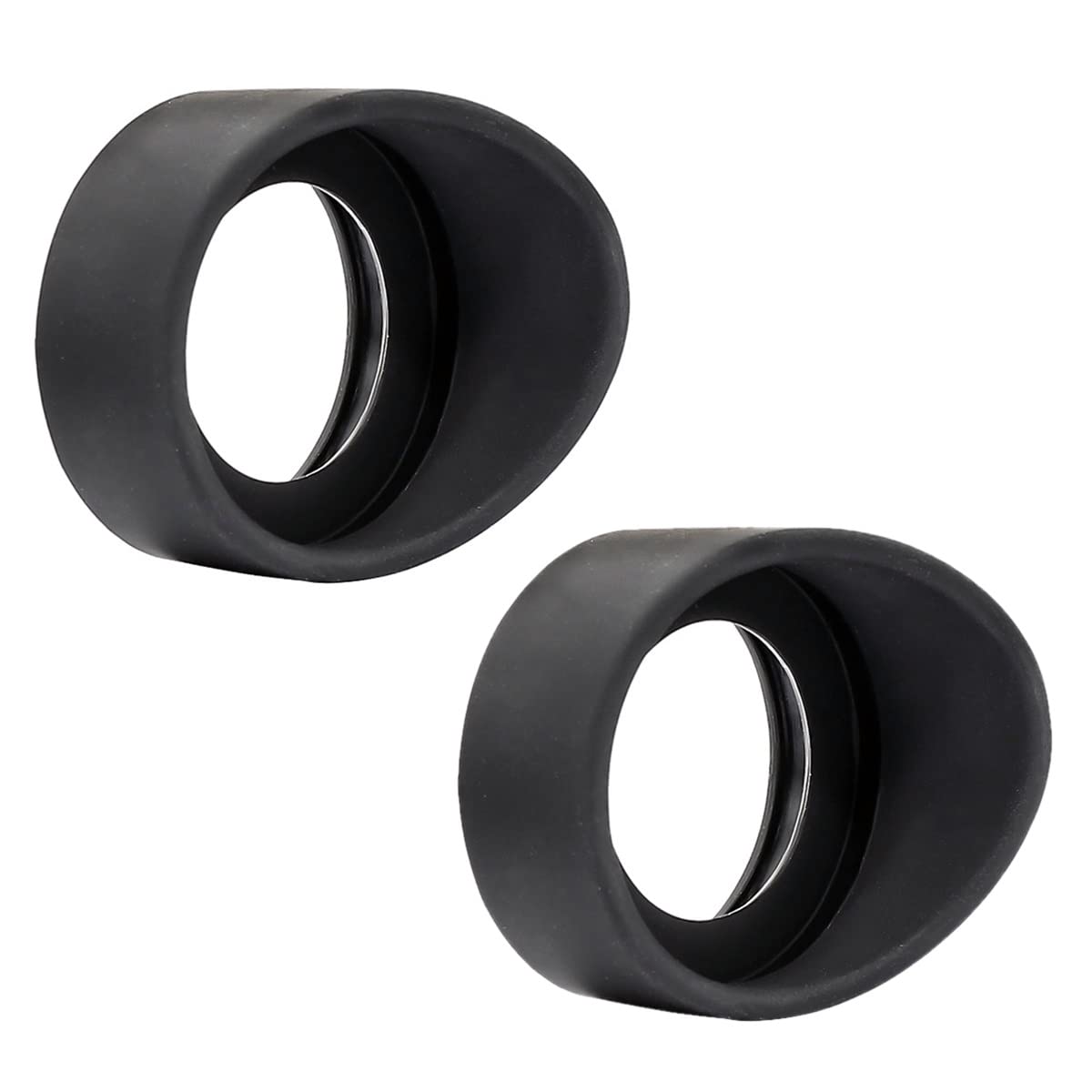 Microscope Eyepiece Eye Cups 1 Pair Rubber Eye Cups Eye Guards Caps for 32-35 mm Microscope Eyepiece Telescope Inner Diameter 34 mm