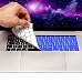 MyGadget Protezione Tastiera italiana QWERTY per Apple Macbook 12" 2015 - 2017 / Pro 13" & 15" 2016 - 2019 - Copritastiera Silicone Sottile - Skin Blu