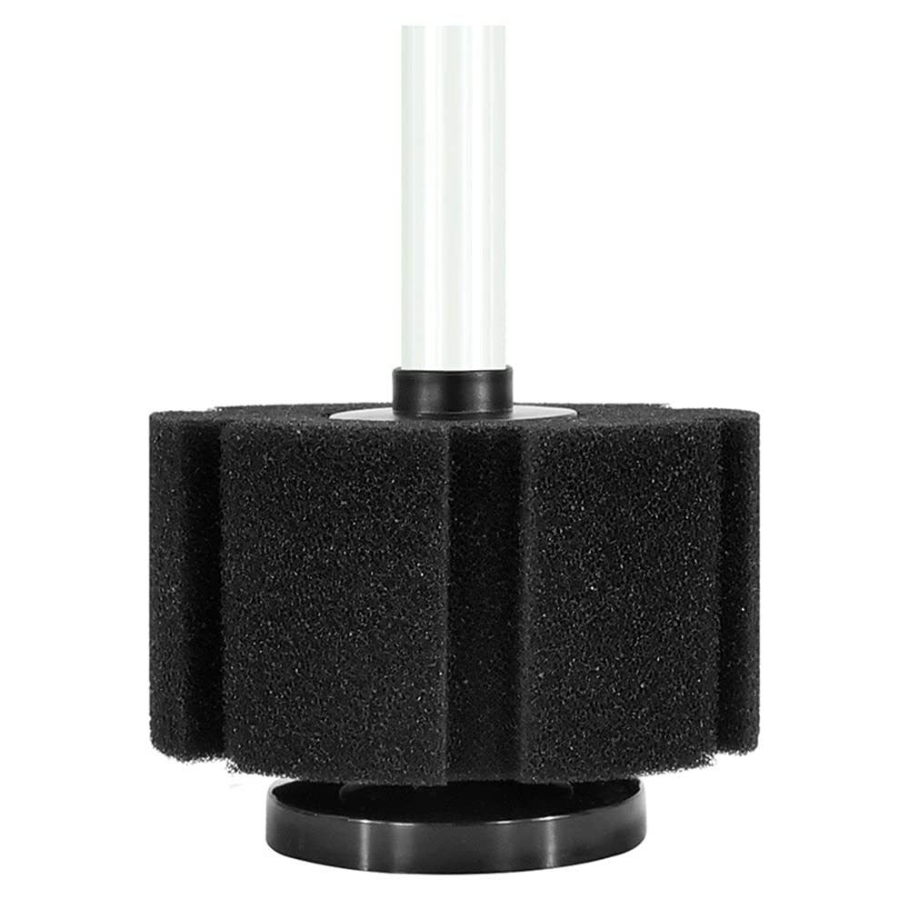 2 szt. XY-280 akwarium mini cylinder miękki biochemiczny filtr gąbkowy 2 szt. czarny