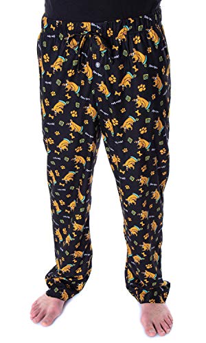 INTIMO Scooby Doo Men's Ruh-Roh! Scooby Character Adult Sleep Lounge Pajama Pants