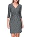 Produktbild Revdelle - Kleid Wickeloptik V-Kragen Made in France Lange Ärmel für Frauen Myriam - Grün, XL