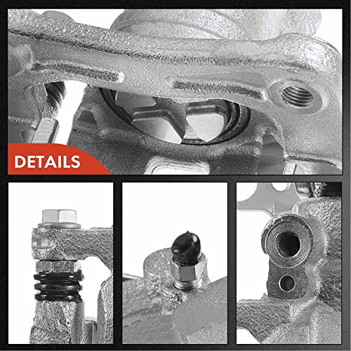 A-Premium Disc Brake Caliper Assembly With Bracket Compatible With Select Acura And Honda Models - Tsx 2009-2014, Accord 2008-2012 - Rear Driver And Passenger Side #TOP6