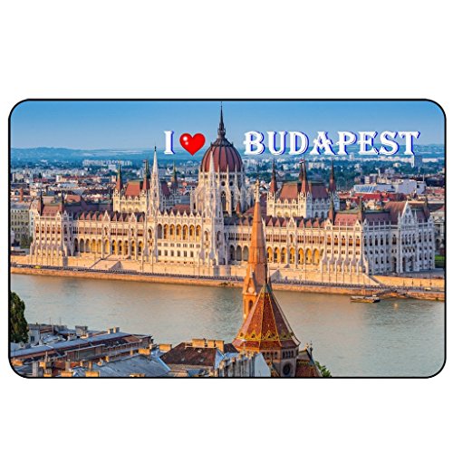 Cadora Magnetschild Kühlschrankmagnet I Love Budapest
