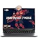 MALLRACE 16Inch Gaming Laptop, AMD Ryzen 7 H255 (8C/16T, Beat R9 6900HX,up to 4.9GHz) 16GB DDR5 RAM 512GB SSD Computer with Radeon 780M,Type-C, WiFi-6, 50.82Wh Battery,Backlit Keyboard for Business