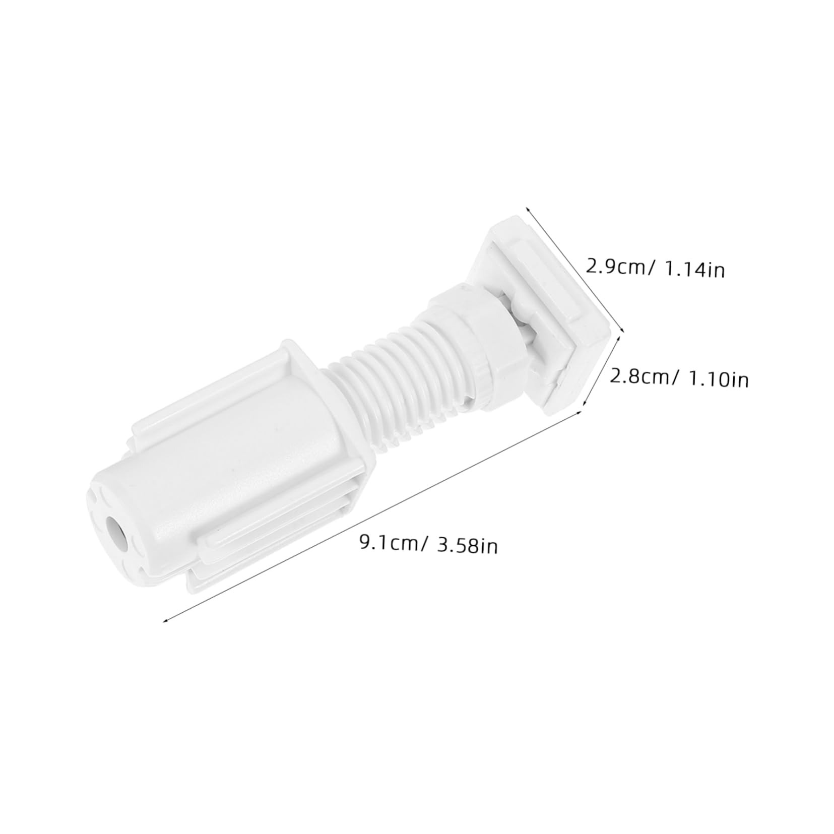 DOITOOL 4Pcs No Drill Blinds Brackets for Mini Blinds Durable Mounting Holders with Wrench for Light Control and Privacy Homes and Offices