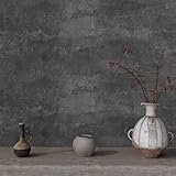 Papier Peint Adhesif Beton✨Taille et design : Papier adhésif décoratif, 40cm de largeur, 200cm de longueur, couverture d'environ 0,8 mètre carré par rouleau. Effet ciment gris, rétro et naturel, créant un style industriel cool dans l'environnement de vie de la maison, mais aussi dans un intérieur traditionnel ou moderne