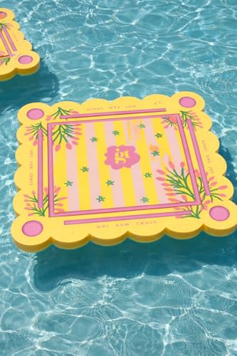 Mesa flotante para Mahjong Girl Tribe Co 33” amarilla miniatura 2