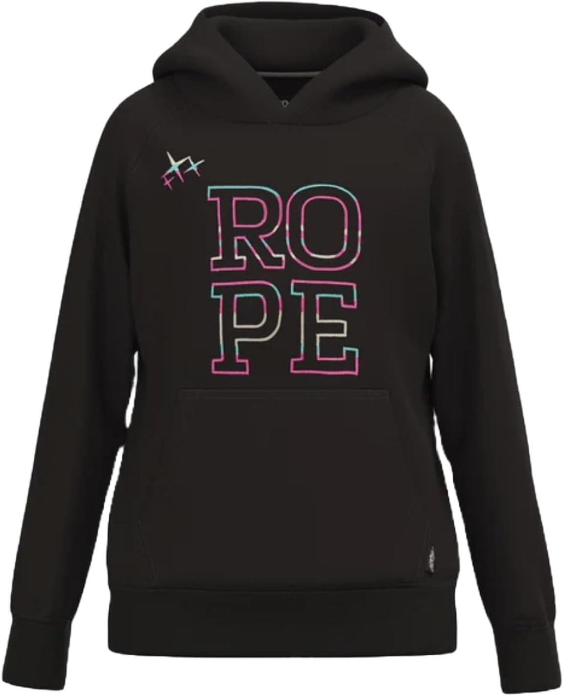 Youth "Rope Like A Girl" w/ Multi Color Logo Hoody