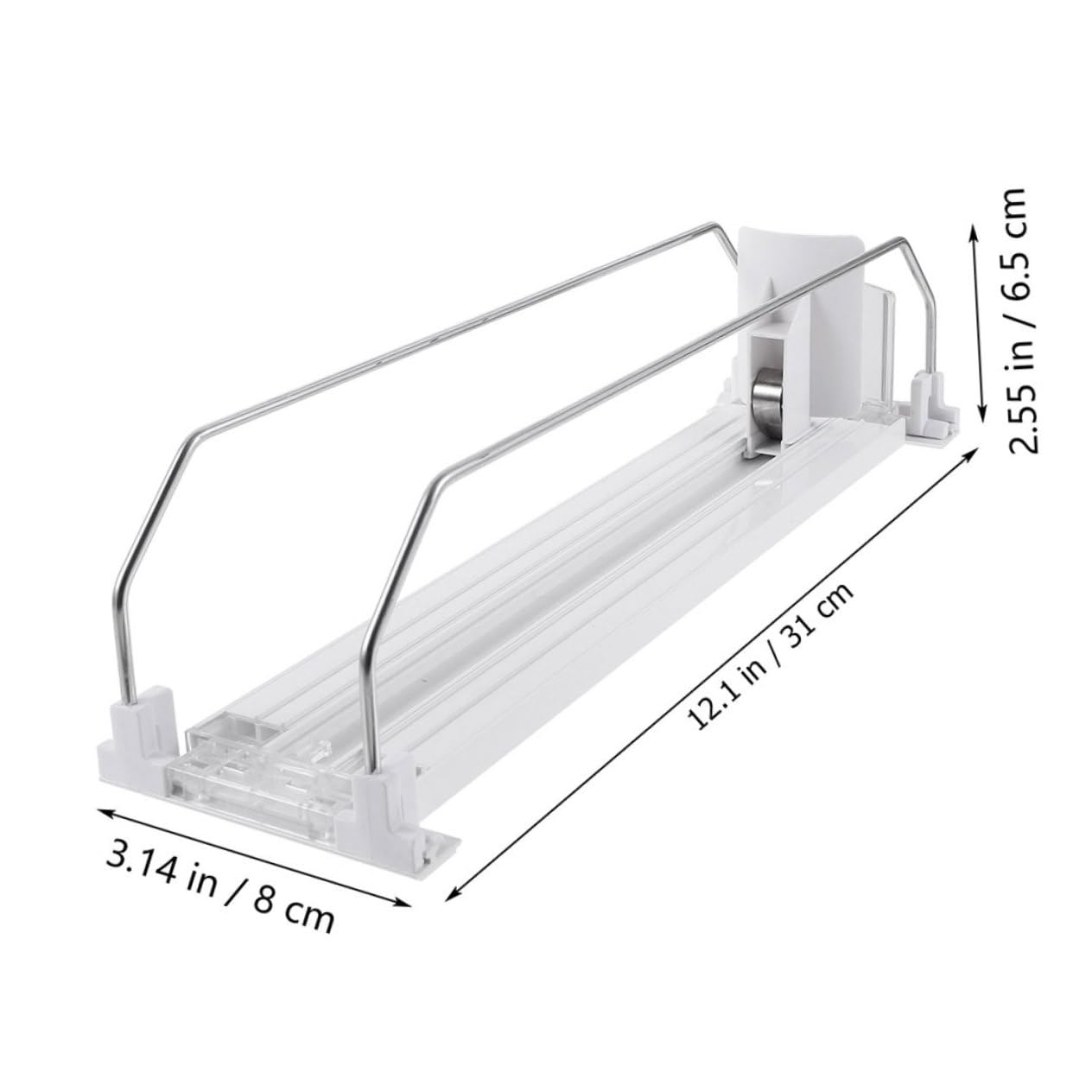CHILDWEET Drink Pusher Beverage Shelf Pusher Plastic Drink Propeller Organized Display Can Glide for Supermarket