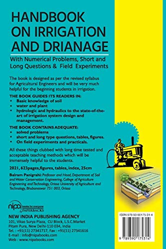A Handbook On Irrigation And Drainage