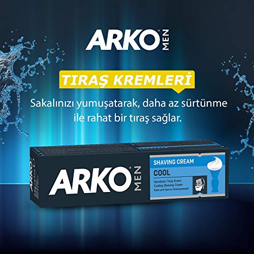 Image of Arko Shaving Cream, Cool, 6 Ounce