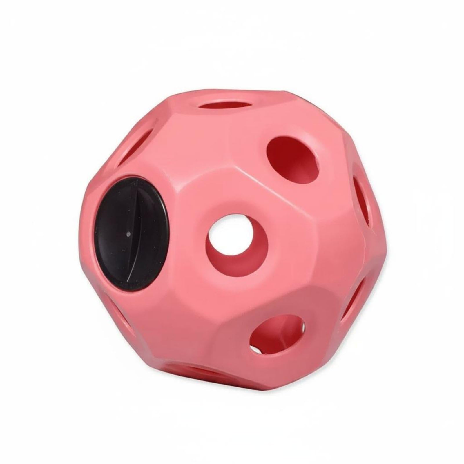 Palla Equestre Gioco Mangime Fieno Animali con Multiple Polietilene Durevole Adatta per Fattorie Stalle Cavalli, Rosa