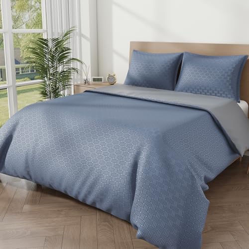 PAJEO Duvet Cover Twin Size - 2 Pieces Soft Bedding Set for Kids & Adults, Includes 1 Duvet Cover 66x90 Inches with Zipper Closure & 1 Pillow Shams, Comforter Not Included