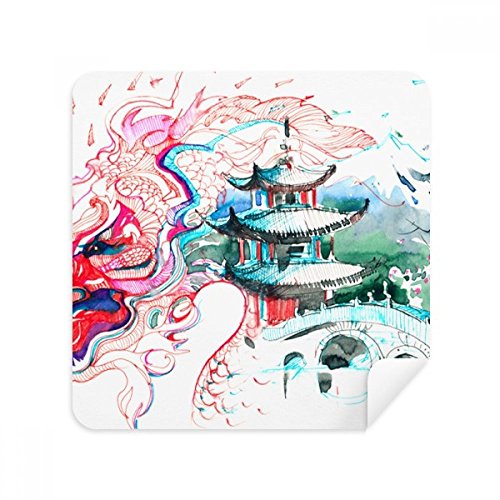 Chine nettoyage lunettes dragon chiffon microfibre pour écran de téléphone x2