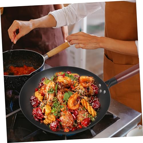 Wok tradicional Hemobllo sin recubrimiento para cocinas miniatura 4