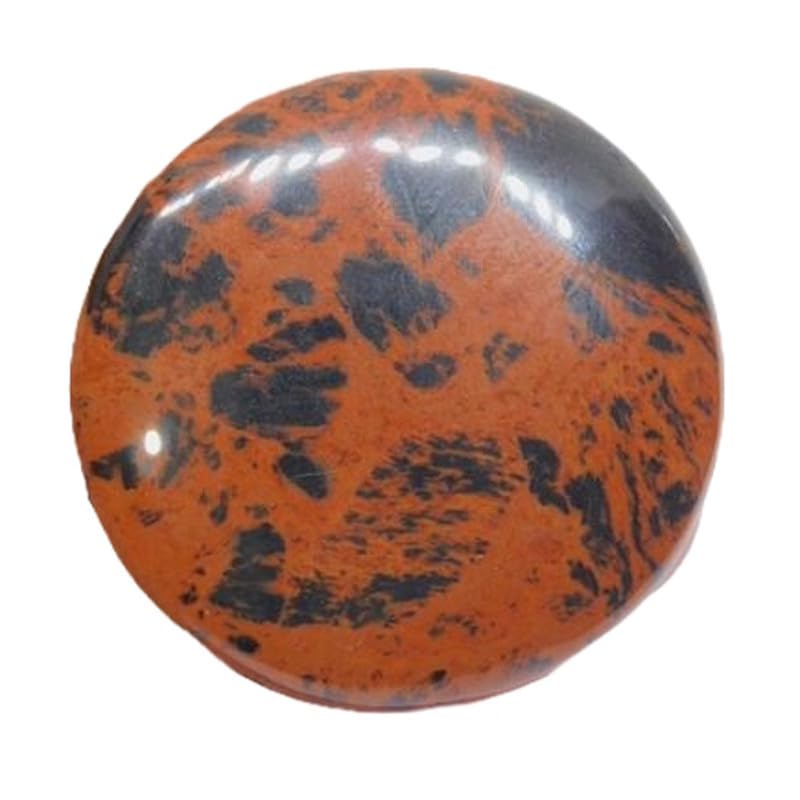 Jaspe rouge pierre précieuse 38mm cabochon rond idéal pour créer un bijou personnalisé à offrir