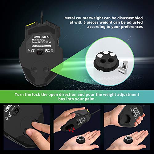 MKORMK GM28 PC Wired Gaming Mouse - Image 5