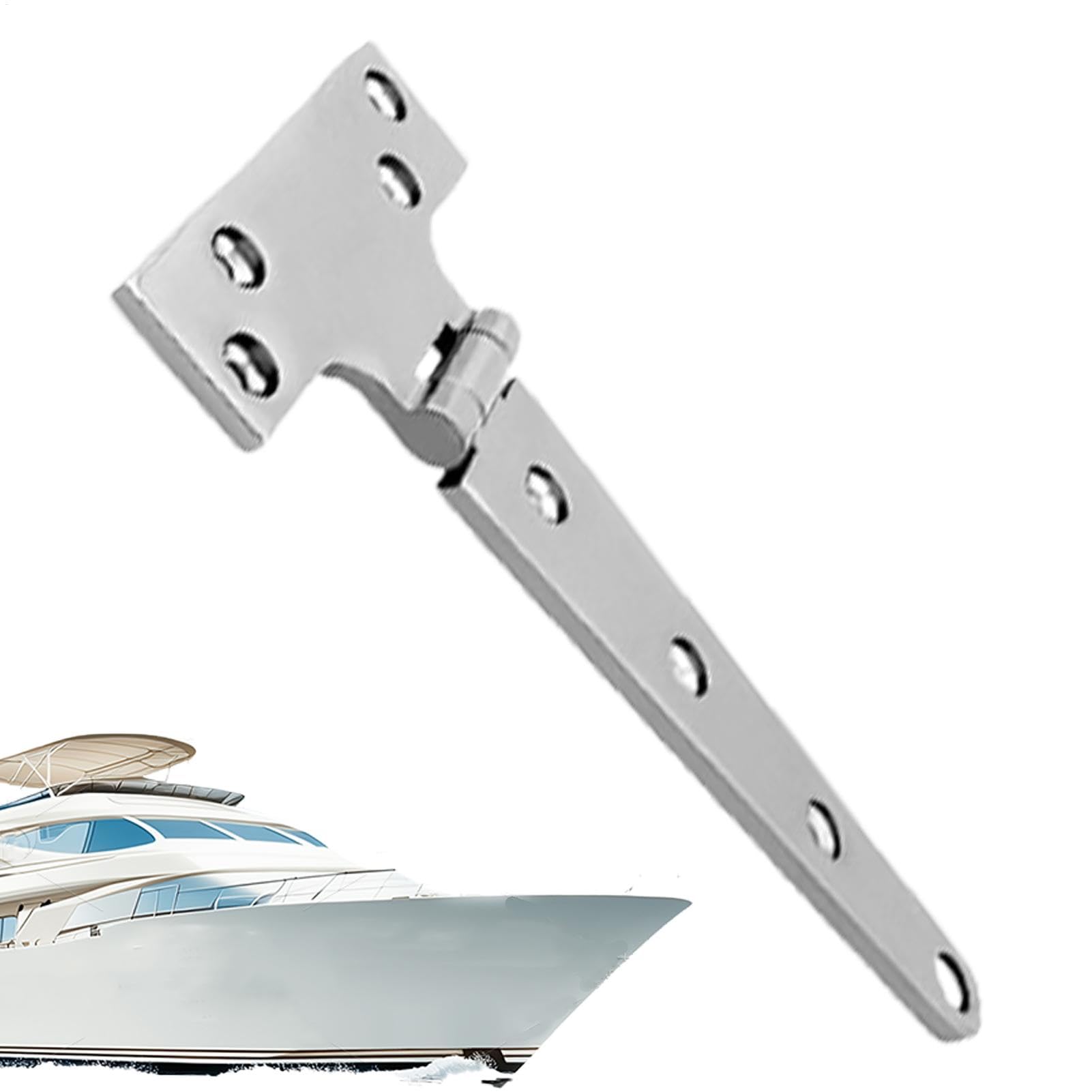 Charnière marine en T en acier inoxydable coulée pour porte de bateau et cabanon