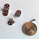 ANGEBOT!!! nur für kurze Zeit! MiniScharniere, 2 Paare Brillenscharniere Nietscharniere, 6mm (4 Stück)