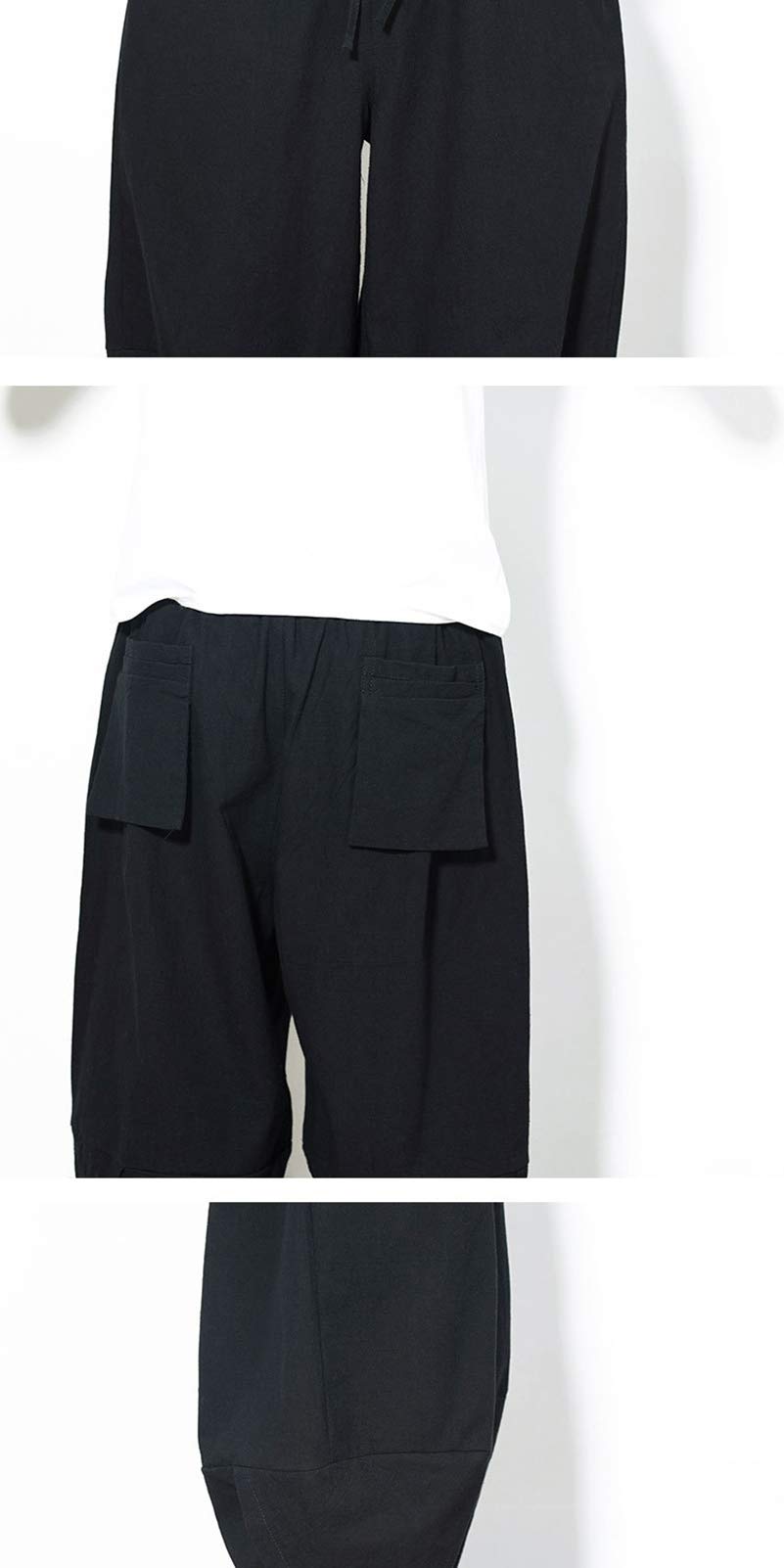 Pantalones Bombachos para Hombres, de algodón, Estilo Genio, de Yoga