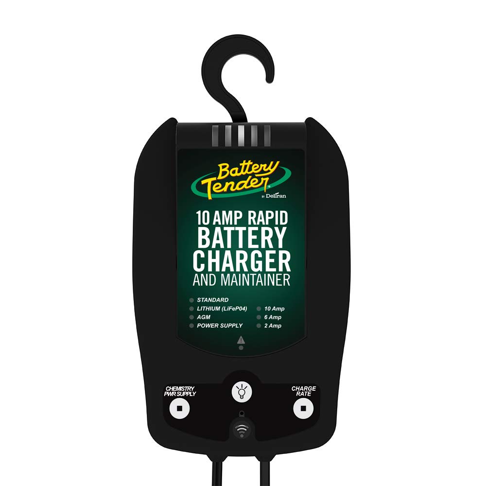 Battery Tender 10 AMP Rapid 12 Volt Car Battery Charger Automotive: 12 Volt, 6 AMP and 2 AMP Selecta
