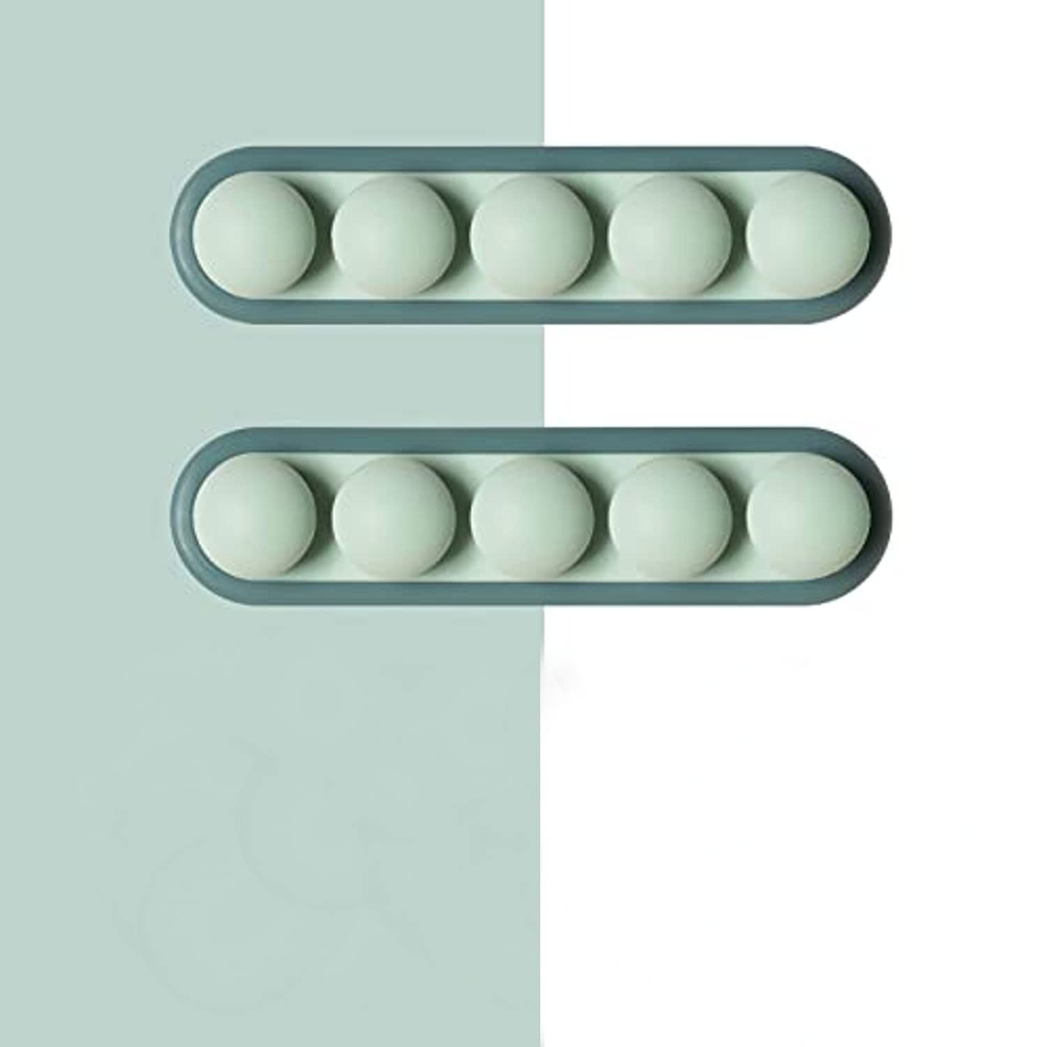 Sponsored Ad - Mockery Cable Clips, Cord Management Organizer, Silicone Adhesive Hooks, Wire Cord Holder for Power Cords and Charging Accessory Cables, Mouse Cable, PC, Office and Home (Blue, Pack of 2)