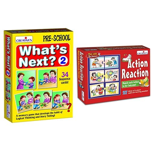 Creative Educational Aids P. Ltd. 0686 Whats Next - II & 0989 Action and Reaction Combo (B07S6MK5RY) Amazon Price History, Amazon Price Tracker