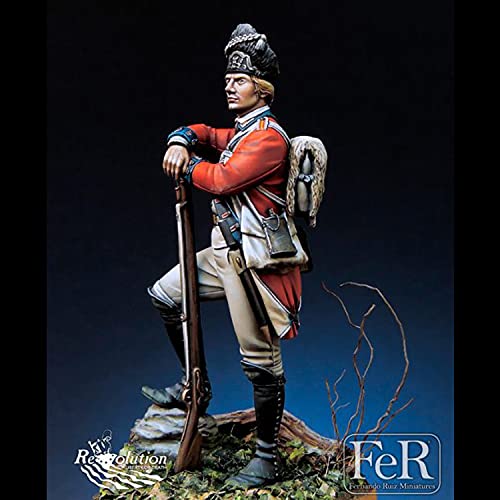 Figura modelo de resina 1/24 Royal Welch Fusiliers miniatura 3