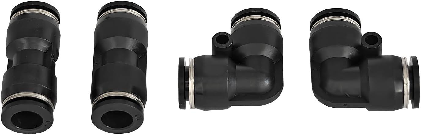 913-430 Evap Canister Purge Vent Valve Solenoid Repair Kit Fits for 2012-2018 Ford Escape Focus Lincoln MKC 2.0L/2.3L - With Straight & Right Angle Connectors