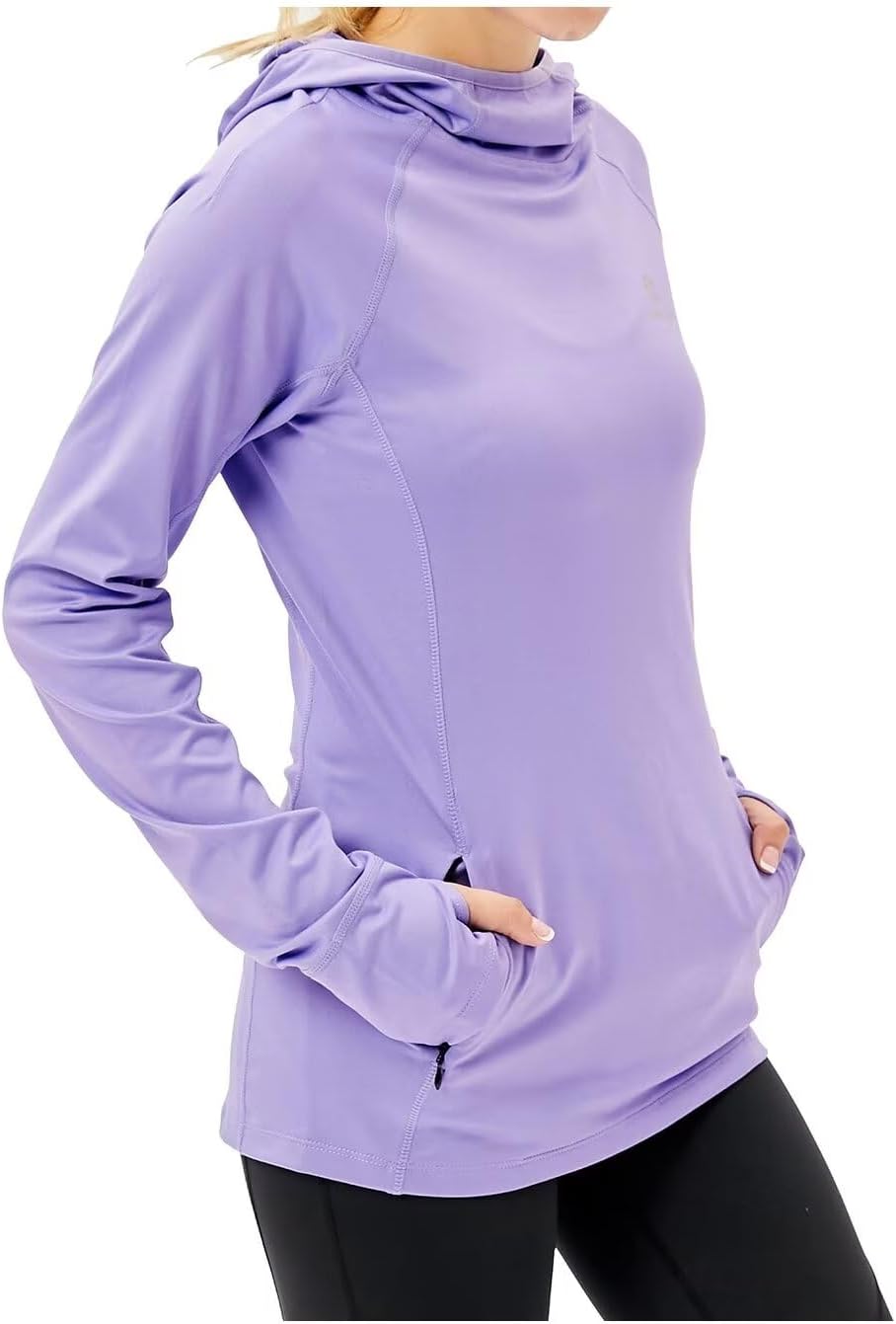 HDTIYUYP Womens Long-Sleeve Running Tops - Ladies Thermal Sports Hoodie with Zip Pocket Fitness Shirts UV Hiking T-shirt Outdoor Sports Top with Thumb Hole 3 5161tbBqvnL. AC SL1500