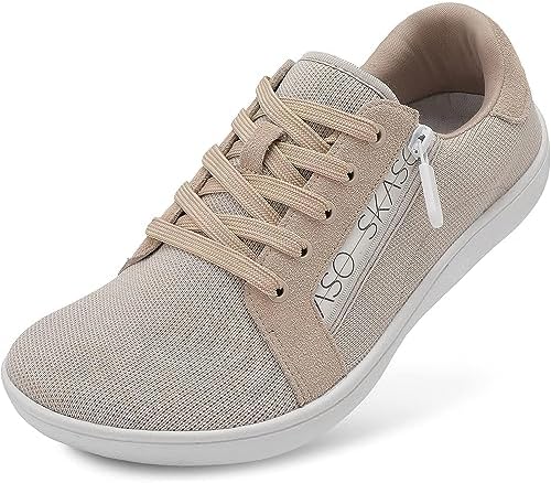 JOINFREE Mens Barefoot Walking Shoes Wide Toe Zero Drop Minimalist Shoes Comfortable Casual Shoes for Gym Driving Office