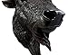 Ebros Gift Large North American Plains Native Wild Bison Buffalo Hanging Wall Decor Sculpture Plaque Figurine 18.5